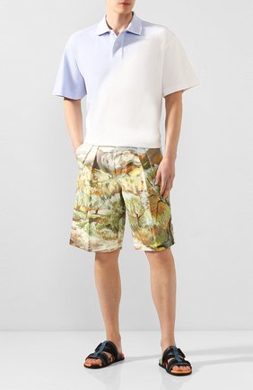 Мужские хлопковые шорты JACQUEMUS разноцветного цвета по цене 44850 руб., арт. 205PA07/2603P | Фото 2 Мужские хлопковые шорты JACQUEMUS разноцветного цвета, арт. 205PA07/2603P | Фото 2