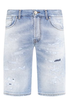 Мужские джинсовые шорты PREMIUM MOOD DENIM SUPERIOR голубого цвета по цене 19300 руб., арт. S20 03838S402/JAIMS SH0RT | Фото 1 Мужские джинсовые шорты PREMIUM MOOD DENIM SUPERIOR голубого цвета, арт. S20 03838S402/JAIMS SH0RT | Фото 1