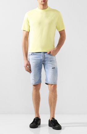 Мужские джинсовые шорты PREMIUM MOOD DENIM SUPERIOR голубого цвета по цене 19300 руб., арт. S20 03838S402/JAIMS SH0RT | Фото 2 Мужские джинсовые шорты PREMIUM MOOD DENIM SUPERIOR голубого цвета, арт. S20 03838S402/JAIMS SH0RT | Фото 2