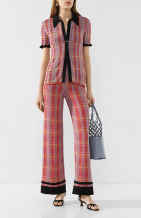 Женские хлопковые брюки M MISSONI розового цвета по цене 45250 руб., арт. 2DI00168/2K005D | Фото 2 Женские хлопковые брюки M MISSONI розового цвета, арт. 2DI00168/2K005D | Фото 2