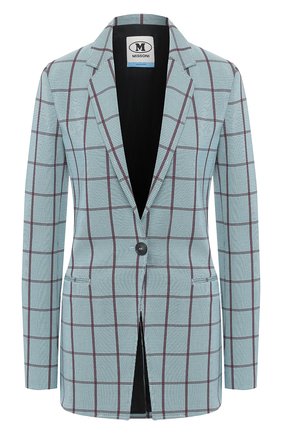 Женский двубортный жакет M MISSONI бирюзового цвета по цене 63350 руб., арт. 2DF00041/2J001P | Фото 1 Женский двубортный жакет M MISSONI бирюзового цвета, арт. 2DF00041/2J001P | Фото 1