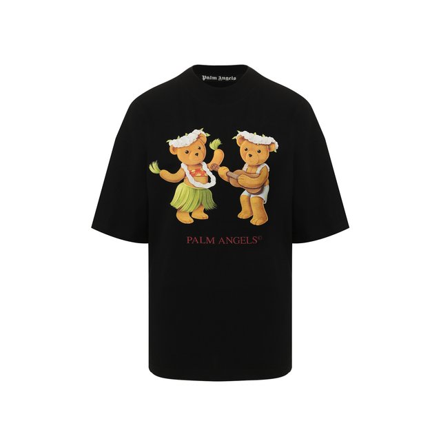Хлопковая футболка PALM ANGELS 11057479