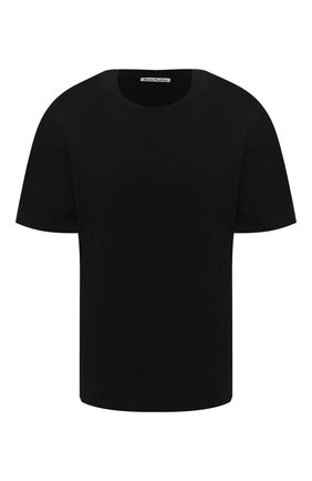 Женская хлопковая футболка ACNE STUDIOS черного цвета по цене 14800 руб., арт. AL0119/W | Фото 1 Женская хлопковая футболка ACNE STUDIOS черного цвета, арт. AL0119/W | Фото 1