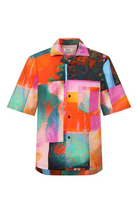 Мужская хлопковая рубашка ACNE STUDIOS разноцветного цвета по цене 27150 руб., арт. BB0192/M | Фото 1 Мужская хлопковая рубашка ACNE STUDIOS разноцветного цвета, арт. BB0192/M | Фото 1