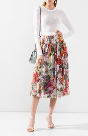 Женская шелковая юбка DOLCE & GABBANA разноцветного цвета по цене 99500 руб., арт. F4BR3T/IS1AK | Фото 2 Женская шелковая юбка DOLCE & GABBANA разноцветного цвета, арт. F4BR3T/IS1AK | Фото 2