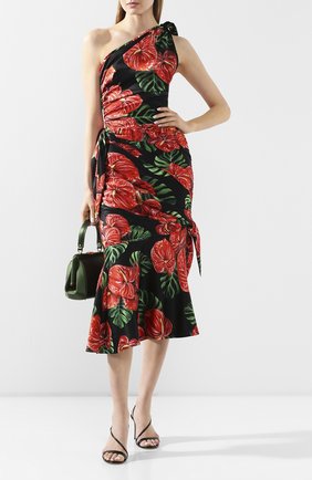 Женское шелковое платье DOLCE & GABBANA красного цвета по цене 198000 руб., арт. F6I2LT/FSA0A | Фото 2 Женское шелковое платье DOLCE & GABBANA красного цвета, арт. F6I2LT/FSA0A | Фото 2