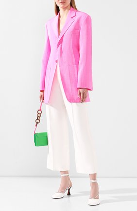 Женские брюки из вискозы JACQUEMUS белого цвета по цене 31300 руб., арт. 201PA05/02110 | Фото 2 Женские брюки из вискозы JACQUEMUS белого цвета, арт. 201PA05/02110 | Фото 2