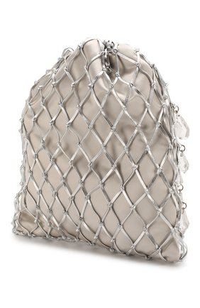 Женская сумка PRADA серебряного цвета по цене 105000 руб., арт. 1BC075-2D6Q-F0118-OPO | Фото 2 Женская сумка PRADA серебряного цвета, арт. 1BC075-2D6Q-F0118-OPO | Фото 2
