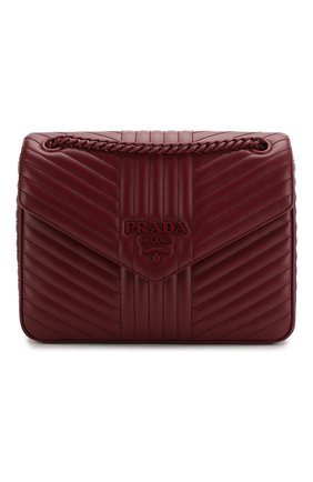 Женская сумка diagramme PRADA бордового цвета по цене 170000 руб., арт. 1BD226-WD91-F0KY5-AOI | Фото 1 Женская сумка diagramme PRADA бордового цвета, арт. 1BD226-WD91-F0KY5-AOI | Фото 1