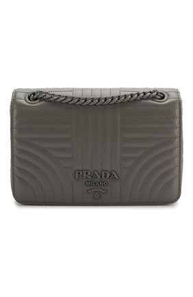 Женская сумка PRADA серого цвета по цене 160000 руб., арт. 1BD227-WD91-F0LU5-AOI | Фото 1 Женская сумка PRADA серого цвета, арт. 1BD227-WD91-F0LU5-AOI | Фото 1