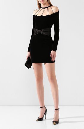 Женская кожаные туфли newton SAINT LAURENT черного цвета по цене 63800 руб., арт. 617681/0NP00 | Фото 2 Женская кожаные туфли newton SAINT LAURENT черного цвета, арт. 617681/0NP00 | Фото 2
