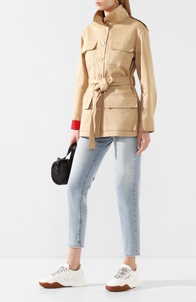 Женские текстильные кроссовки STELLA MCCARTNEY белого цвета по цене 39200 руб., арт. 800148/N0068 | Фото 2 Женские текстильные кроссовки STELLA MCCARTNEY белого цвета, арт. 800148/N0068 | Фото 2