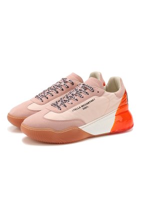 Женские текстильные кроссовки STELLA MCCARTNEY розового цвета по цене 39200 руб., арт. 800148/N0068 | Фото 1 Женские текстильные кроссовки STELLA MCCARTNEY розового цвета, арт. 800148/N0068 | Фото 1
