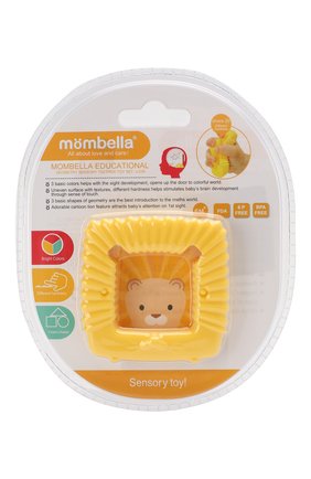 Детского прорезыватель MOMBELLA желтого цвета по цене 700 руб., арт. P8072-1 | Фото 1 Детского прорезыватель MOMBELLA желтого цвета, арт. P8072-1 | Фото 1