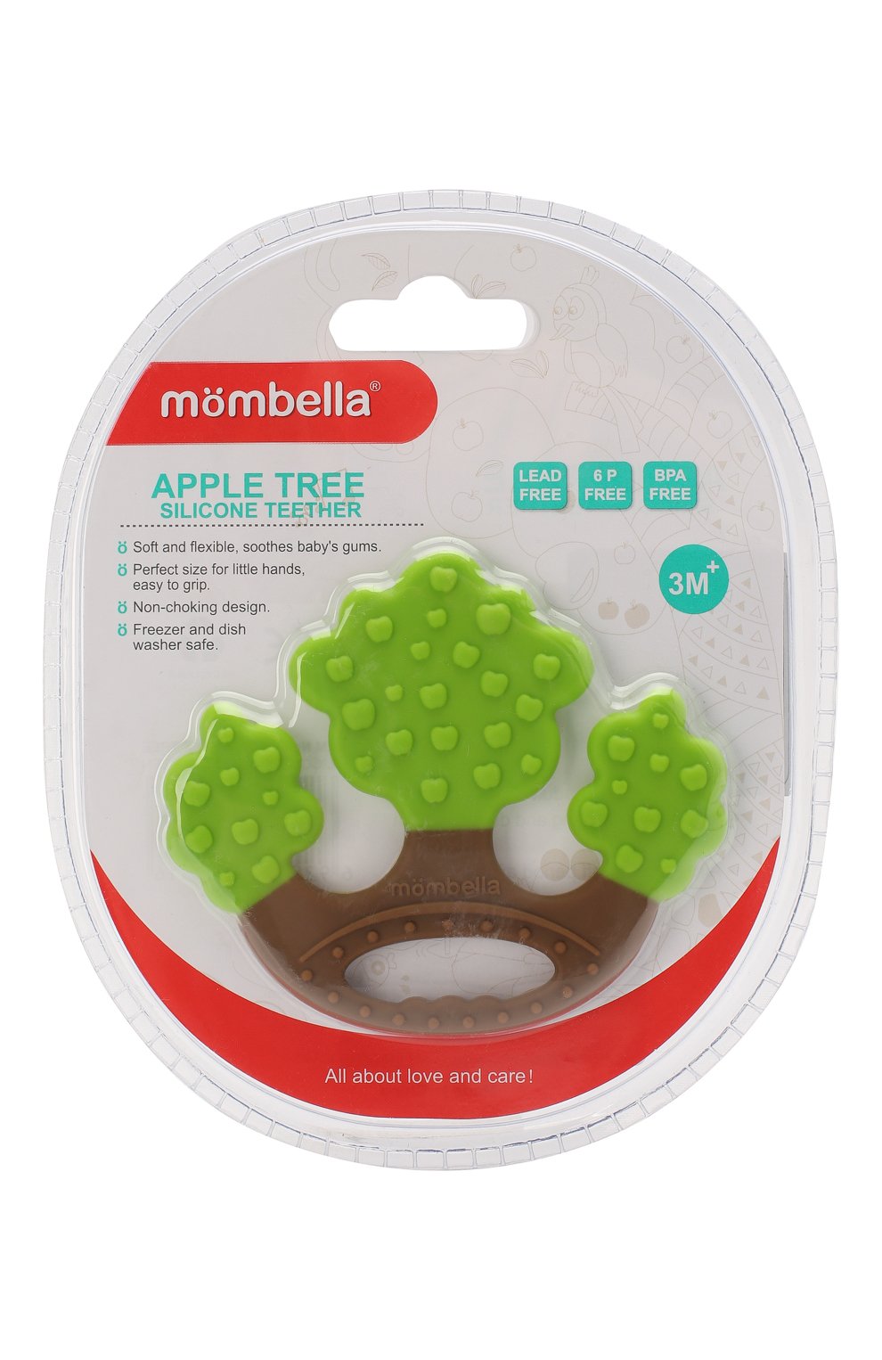 Детского прорезыватель MOMBELLA зеленого цвета, арт. P8048 | Фото 1