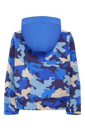 Детского ветровка MONCLER синего цвета по цене 37300 руб., арт. F1-954-1A715-20-539TQ/8-10A | Фото 2 Детского ветровка MONCLER синего цвета, арт. F1-954-1A715-20-539TQ/8-10A | Фото 2