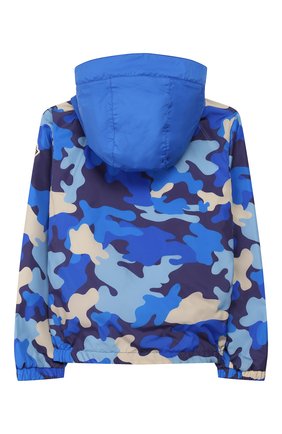 Детского ветровка MONCLER синего цвета по цене 33900 руб., арт. F1-954-1A715-20-539TQ/4-6A | Фото 2 Детского ветровка MONCLER синего цвета, арт. F1-954-1A715-20-539TQ/4-6A | Фото 2