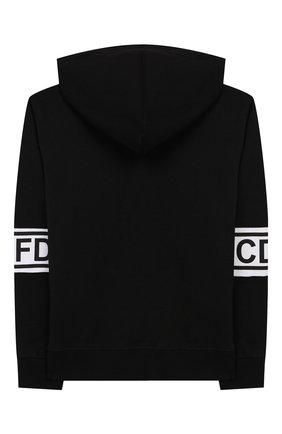 Детский хлопковая толстовка COMME DES FUCKDOWN черного цвета по цене 8430 руб., арт. MFCD2126J | Фото 2 Детский хлопковая толстовка COMME DES FUCKDOWN черного цвета, арт. MFCD2126J | Фото 2