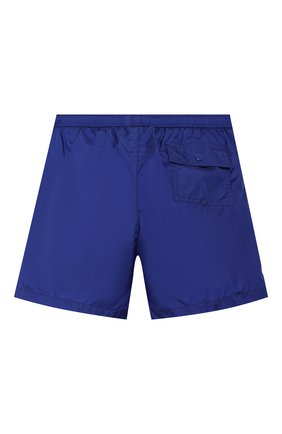 Детские плавки-шорты MONCLER синего цвета по цене 12950 руб., арт. F1-954-2C701-20-53326/4-6A | Фото 2 Детские плавки-шорты MONCLER синего цвета, арт. F1-954-2C701-20-53326/4-6A | Фото 2 (Материал внешний: Синтетический материал; Кросс-КТ: Пляж; Ростовка одежда: 4 года | 104 см, 5 лет | 110 см, 6 лет | 116 см)