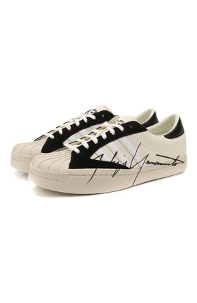Мужские комбинированные кеды yohji star Y-3 черно-белого цвета по цене 22450 руб., арт. EH2267/M | Фото 1 Мужские комбинированные кеды yohji star Y-3 черно-белого цвета, арт. EH2267/M | Фото 1
