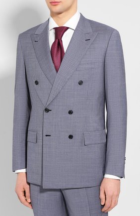 Мужской шерстяной костюм BRIONI голубого цвета по цене 469500 руб., арт. RAH10V/P9A1K/S0CRATE | Фото 2 Мужской шерстяной костюм BRIONI голубого цвета, арт. RAH10V/P9A1K/S0CRATE | Фото 2 (Материал внешний: Шерсть; Материал подклада: Хлопок, Синтетический материал; Рукава: Длинные; Костюмы М: Двубортный; Стили: Классический; Региональные ограничения белый список (Axapta Mercury): RU)
