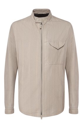 Мужская кожаная куртка GIORGIO ARMANI светло-бежевого цвета по цене 699500 руб., арт. 5SR10P/5SP13 | Фото 1 Мужская кожаная куртка GIORGIO ARMANI светло-бежевого цвета, арт. 5SR10P/5SP13 | Фото 1