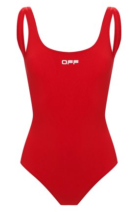 Женский слитный купальник OFF-WHITE красного цвета по цене 20750 руб., арт. 0WFA043S20FAB0012501 | Фото 1 Женский слитный купальник OFF-WHITE красного цвета, арт. 0WFA043S20FAB0012501 | Фото 1