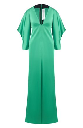 Женское платье-макси VICTORIA BECKHAM зеленого цвета по цене 205500 руб., арт. 1120WDR000941A | Фото 1 Женское платье-макси VICTORIA BECKHAM зеленого цвета, арт. 1120WDR000941A | Фото 1