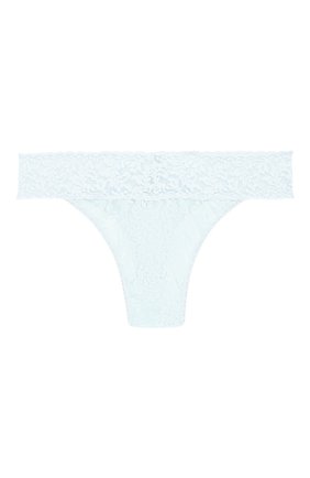 Женские трусы-стринги HANKY PANKY голубого цвета по цене 2010 руб., арт. 4811P | Фото 1 Женские трусы-стринги HANKY PANKY голубого цвета, арт. 4811P | Фото 1