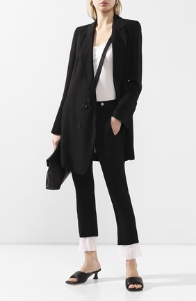 Женские шерстяные брюки ANN DEMEULEMEESTER черного цвета по цене 59950 руб., арт. 2001-1400-P-170-099 | Фото 2 Женские шерстяные брюки ANN DEMEULEMEESTER черного цвета, арт. 2001-1400-P-170-099 | Фото 2