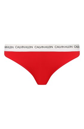 Женский плавки-бикини CALVIN KLEIN красного цвета по цене 5460 руб., арт. KW0KW01196 | Фото 1 Женский плавки-бикини CALVIN KLEIN красного цвета, арт. KW0KW01196 | Фото 1
