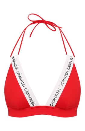 Женский треугольный бра CALVIN KLEIN красного цвета по цене 4550 руб., арт. KW0KW00896 | Фото 1 Женский треугольный бра CALVIN KLEIN красного цвета, арт. KW0KW00896 | Фото 1