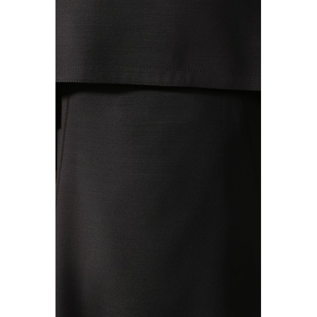 фото Платье из смеси шерсти и шелка lanvin