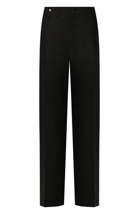 Женские брюки из смеси шерсти и шелка LANVIN черного цвета по цене 105500 руб., арт. RW-TR524U-4496-E20 | Фото 1 Женские брюки из смеси шерсти и шелка LANVIN черного цвета, арт. RW-TR524U-4496-E20 | Фото 1