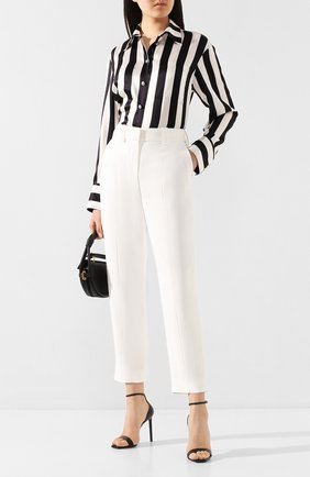 Женские брюки из вискозы BALMAIN белого цвета по цене 96900 руб., арт. TF05172/V089 | Фото 2 Женские брюки из вискозы BALMAIN белого цвета, арт. TF05172/V089 | Фото 2