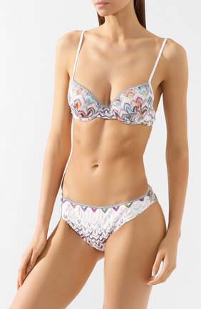 Женский раздельный купальник MISSONI разноцветного цвета по цене 33650 руб., арт. MMP00122/BR00AJ | Фото 2 Женский раздельный купальник MISSONI разноцветного цвета, арт. MMP00122/BR00AJ | Фото 2