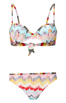 Женский раздельный купальник MISSONI разноцветного цвета по цене 33650 руб., арт. MMP00122/BR00AM | Фото 1 Женский раздельный купальник MISSONI разноцветного цвета, арт. MMP00122/BR00AM | Фото 1