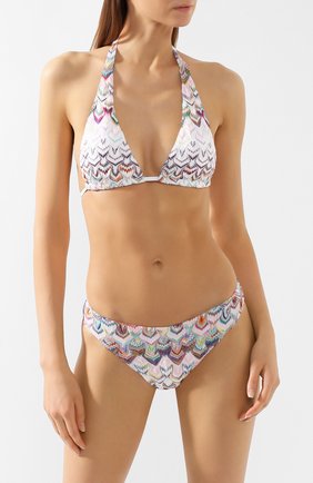 Женский раздельный купальник MISSONI разноцветного цвета по цене 32100 руб., арт. MMP00182/BR00AJ | Фото 2 Женский раздельный купальник MISSONI разноцветного цвета, арт. MMP00182/BR00AJ | Фото 2