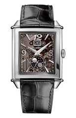 Мужские часы xxl large date steel grey GIRARD-PERREGAUX бесцветного цвета, арт. 25882-11-223-BB6B | Фото 1 (Механизм: Автомат; Материал корпуса: Сталь; Цвет циферблата: Другое)
