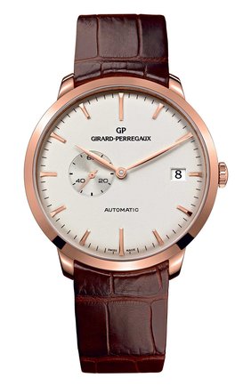 Мужские часы rose gold date white GIRARD-PERREGAUX бесцветного цвета по цене 1314000 руб., арт. 49543-52-131-BKBA | Фото 1 Мужские часы rose gold date white GIRARD-PERREGAUX бесцветного цвета, арт. 49543-52-131-BKBA | Фото 1 (Механизм: Автомат; Материал корпуса: Розовое золото; Цвет циферблата: Белый)