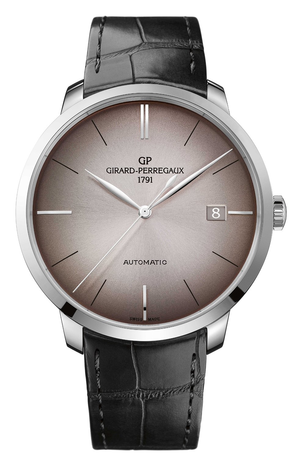 Мужские часы white gold date brown GIRARD-PERREGAUX коричневого цвета, арт. 49551-53-231-BB60 | Фото 1