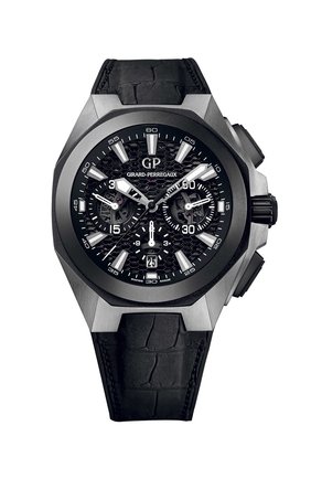 Мужские часы titanium ceramic black chrono GIRARD-PERREGAUX бесцветного цвета по цене 1638000 руб., арт. 49971-37-631-BB6A | Фото 1 Мужские часы titanium ceramic black chrono GIRARD-PERREGAUX бесцветного цвета, арт. 49971-37-631-BB6A | Фото 1 (Материал корпуса: Другое; Механизм: Автомат; Цвет циферблата: Чёрный)