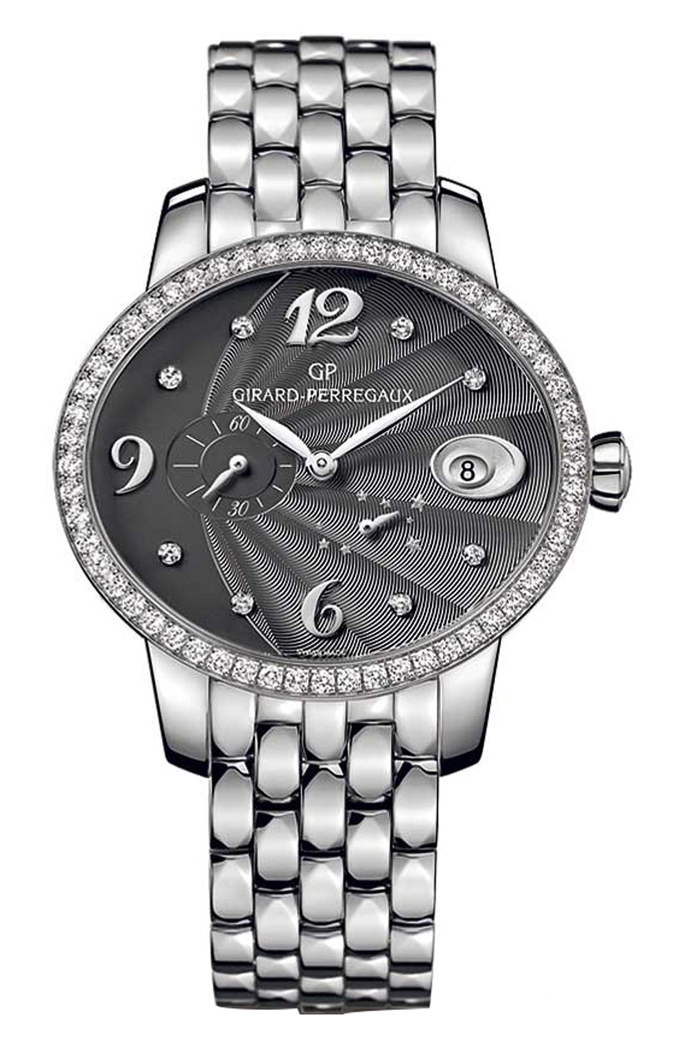 Женские часы power reserve steel grey GIRARD-PERREGAUX серебряного цвета, арт. 80486D11A862-11A | Фото 1
