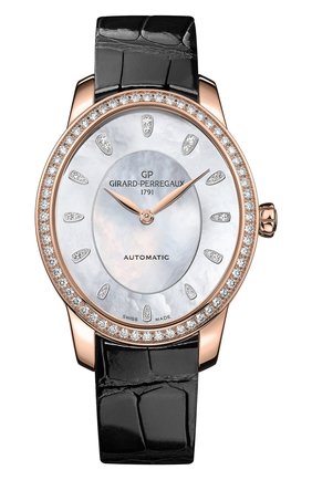 Женские часы cat's eye majestic GIRARD-PERREGAUX перламутрового цвета по цене 1810000 руб., арт. 80493D52A191-CK6A | Фото 1 Женские часы cat's eye majestic GIRARD-PERREGAUX перламутрового цвета, арт. 80493D52A191-CK6A | Фото 1