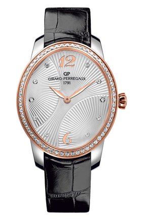Женские часы majestic steel and rose gold GIRARD-PERREGAUX перламутрового цвета по цене 1341300 руб., арт. 80493D56A162-CK6A | Фото 1 Женские часы majestic steel and rose gold GIRARD-PERREGAUX перламутрового цвета, арт. 80493D56A162-CK6A | Фото 1
