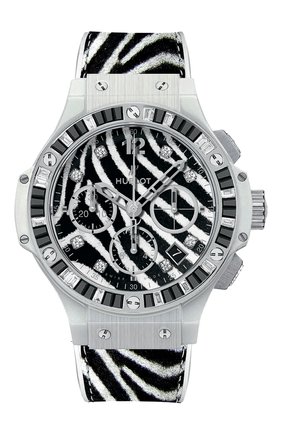 Женские часы big bang white zebra bang HUBLOT бесцветного цвета, арт. 341.HW.7517.VR.1975 | Фото 1 (Материал корпуса: Другое; Цвет циферблата: Другое; Механизм: Автомат)