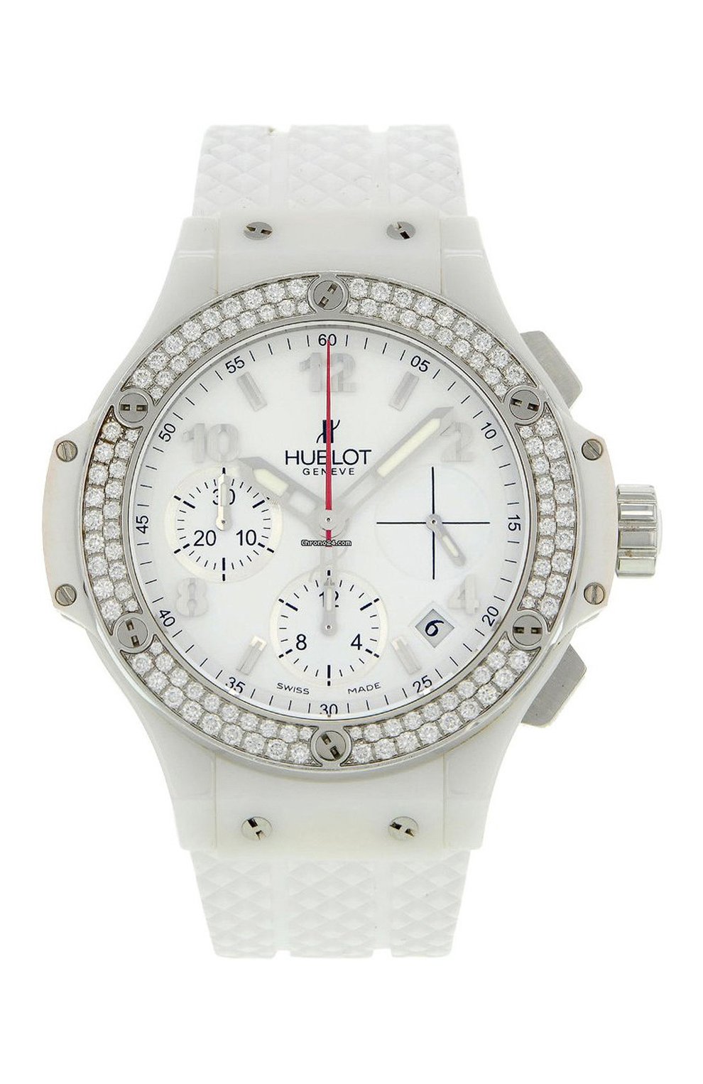 Женские часы big bang aspen HUBLOT белого цвета, арт. 342.CL.230.RW.114 | Фото 1