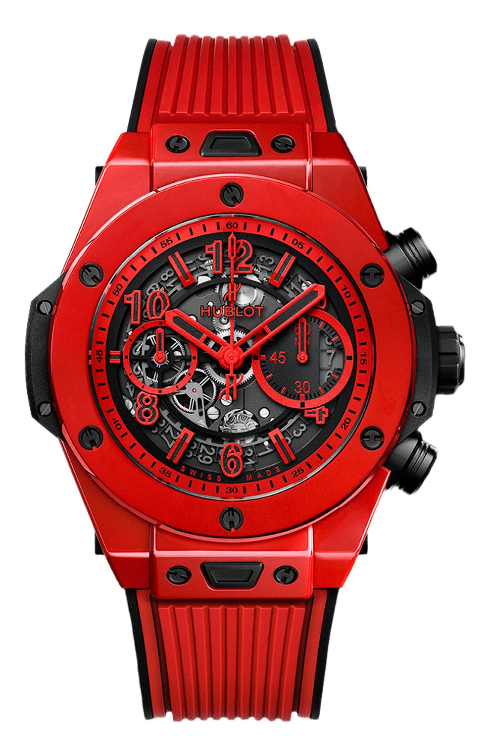 Мужские часы big bang unico red magic HUBLOT серого цвета, арт. 411.CF.8513.RX | Фото 1