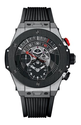 Мужские часы big bang unico bi-retrograde chrono titanium ceramic HUBLOT черного цвета по цене 1972100 руб., арт. 413.NM.1127.RX | Фото 1 Мужские часы big bang unico bi-retrograde chrono titanium ceramic HUBLOT черного цвета, арт. 413.NM.1127.RX | Фото 1