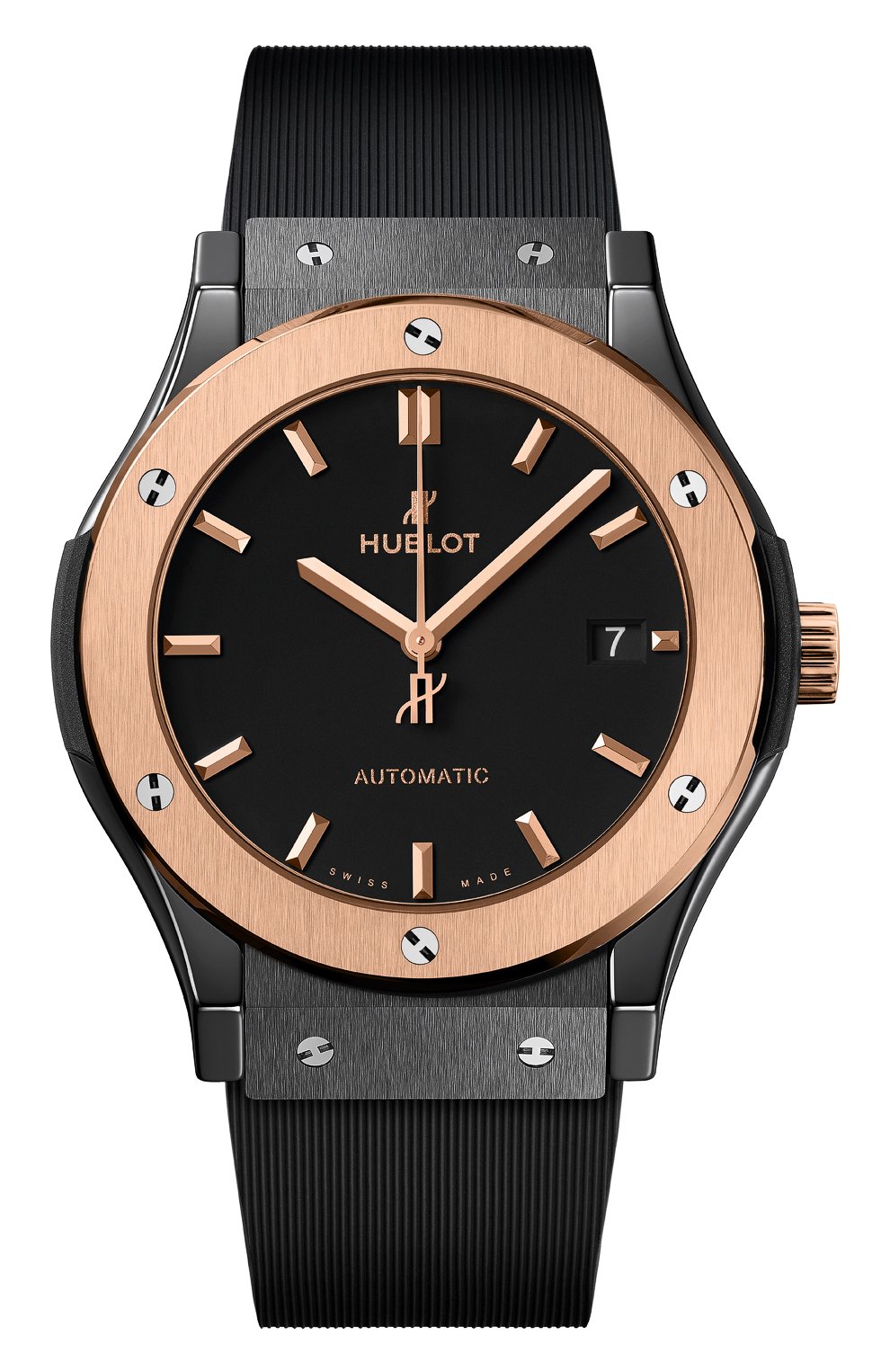 Мужские часы classic fusion ceramic king gold HUBLOT черного цвета, арт. 511.CO.1181.RX | Фото 1